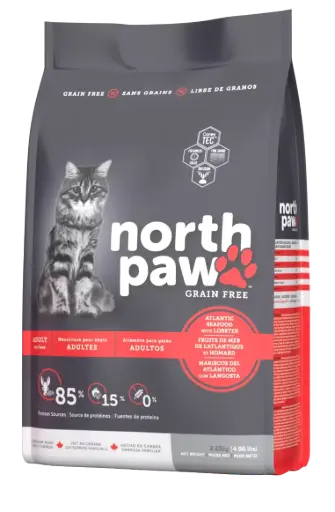 North Paw Grain Free Atlantic Seafood with Lobster Adult Cat Food 